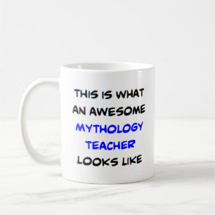 Caneca De Café professor de mitologia incrível