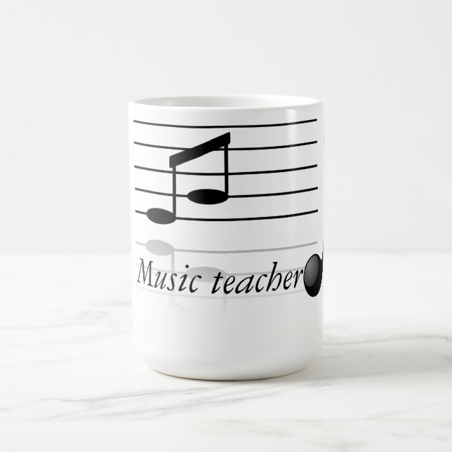 Caneca De Café Professor de música (Centro)