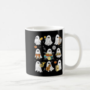 Caneca De Café Professor de Música Fantasma do Dia de as Bruxas e