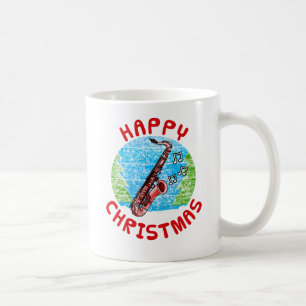 Caneca De Café Professor de Música Musicista do Jazz de Natal Sax