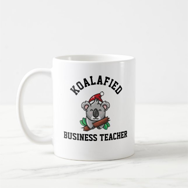 Caneca De Café Professor de Negócios Koalaficado  (Esquerda)
