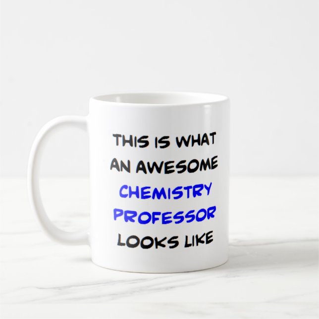 Caneca De Café professor de química, incrível (Esquerda)