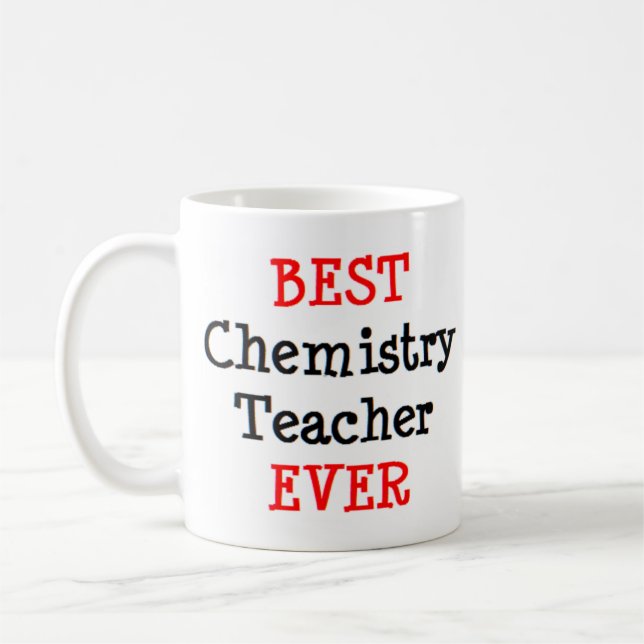 Caneca De Café professor de química, melhor (Esquerda)