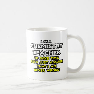 Caneca De Café Professor de Química... Suponha Que Nunca Estou Er
