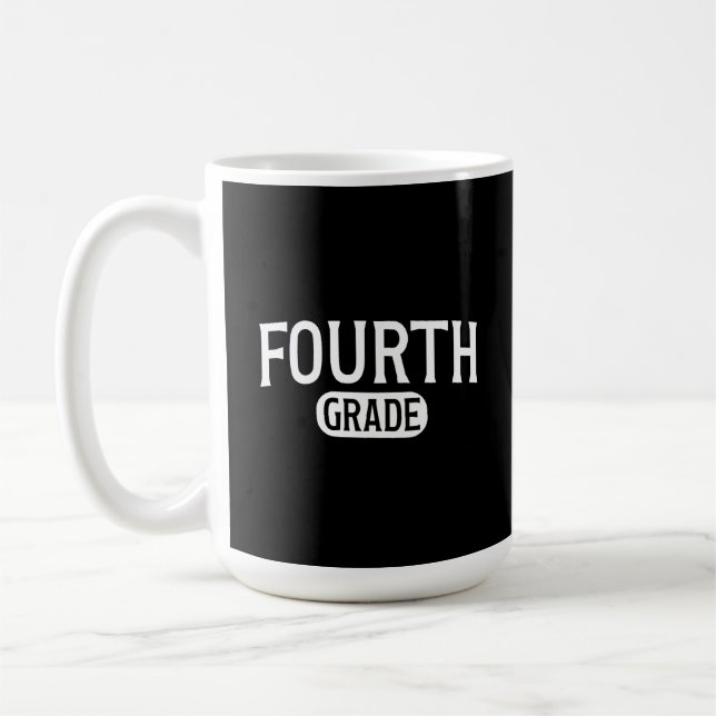 Caneca De Café Professor do 4º ano (Esquerda)