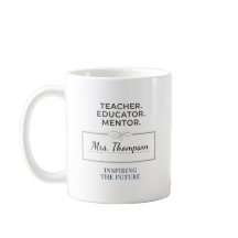 Professor. Educador. Mentor. Presente Personalizad