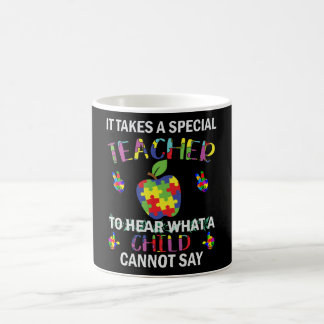 Caneca De Café Professor Especial de Consciência do Autismo