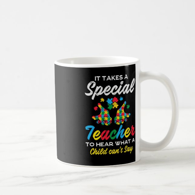 Caneca De Café Professor Especial Para Ouvir Crianças Dizer Autis (Direita)