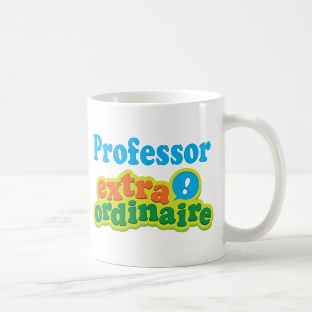 Caneca De Café Professor Extraordinaire Presente Ideia (Direita)