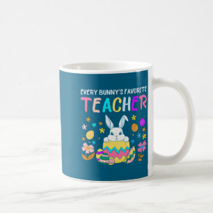 Caneca De Café Professor Favorito de Todos os Coelhinhos Dia Feli