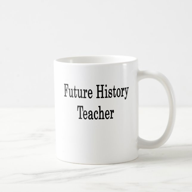 Caneca De Café Professor futuro da história (Direita)