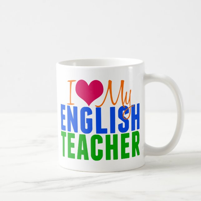 Caneca De Café Professor Inglês (Direita)
