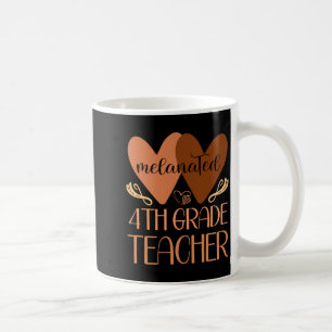 Caneca De Café Professor Negro do Quarto Ano História Negra Mulhe