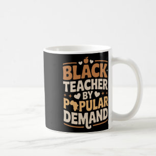Caneca De Café Professor Negro Por Demanda Popular, Ensino Afro A