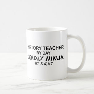 Caneca De Café Professor Ninja mortal da história