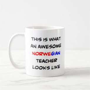 Caneca De Café professor norueguês, incrível