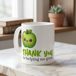 Caneca De Café Professor Obrigado Por Me Ajudar A Crescer