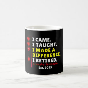 Caneca De Café Professor Orgulhoso Aposentado 2025 Aposentadoria