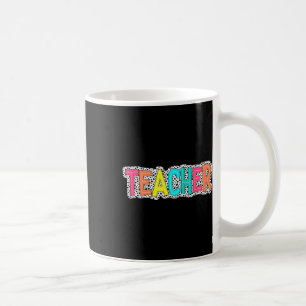 Caneca De Café Professor Pontos de Dálmata Inspirador De Volta à