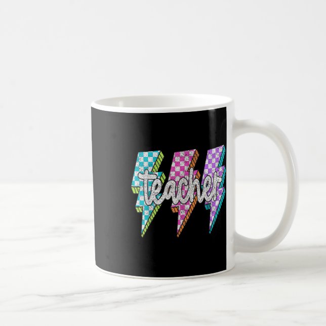 Caneca De Café Professor Retro Raio Relâmpago (Direita)