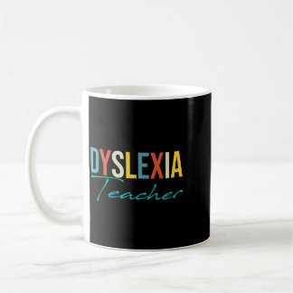 Caneca De Café professor terapeuta dislexia - conscientização sob