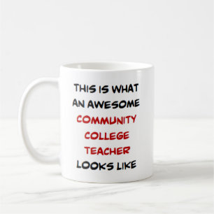 Caneca De Café professor universitário de comunidade incrível