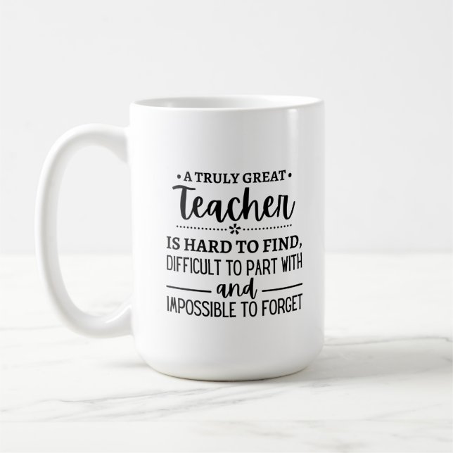 Caneca De Café Professor verdadeiramente Excelente (Esquerda)