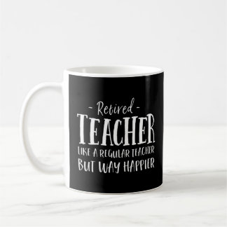 Caneca De Café Professora Aposentada Como Professora Regular Que