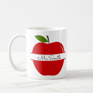 Caneca De Café Professora Apple Mug - Apple vermelha clássica
