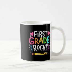 Caneca De Café Professora Da Classe 1rua Com 1rua De Rock