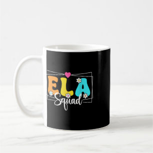 Caneca De Café Professora da Equipe ELA de Volta às Aulas Língua