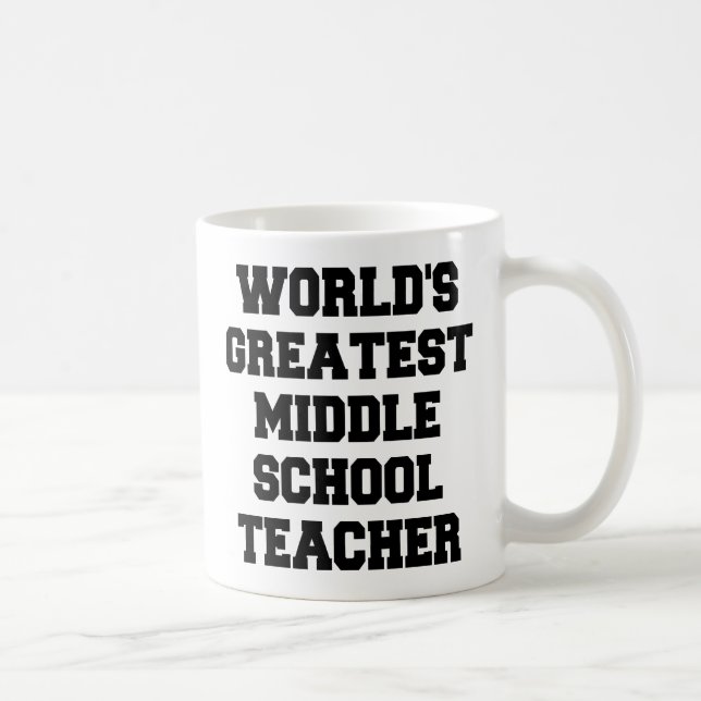 Caneca De Café Professora da Escola do Meio do Mundo (Direita)