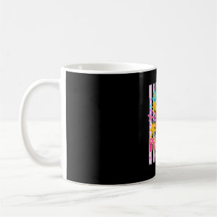 Caneca De Café professora da pré-escola floral volta às aulas