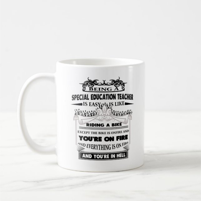 Caneca De Café Professora de Educação Especial Mug Dotam Mulheres (Esquerda)