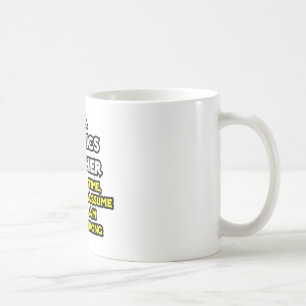 Caneca De Café Professora De Física... Presume Que Nunca Estou Er