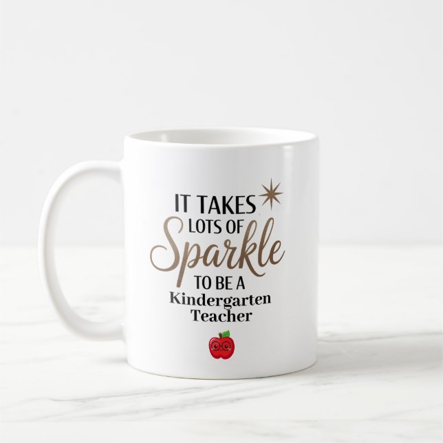 Caneca De Café Professora de Jardim de Infância Personalizada Bri (Esquerda)