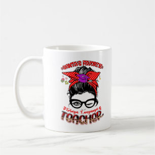 Caneca De Café Professora de Língua Estrangeira Favorita dos papa