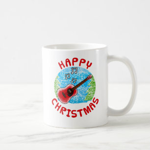 Caneca De Café Professora de Música Guitarrista de Violão Acústic