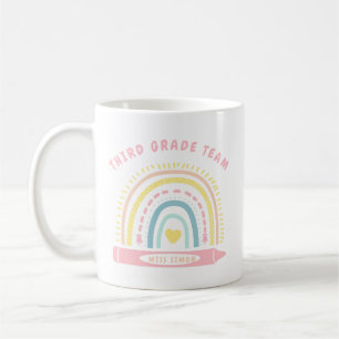 Caneca De Café Professora do 3º ano da Equipe de Volta à Escola