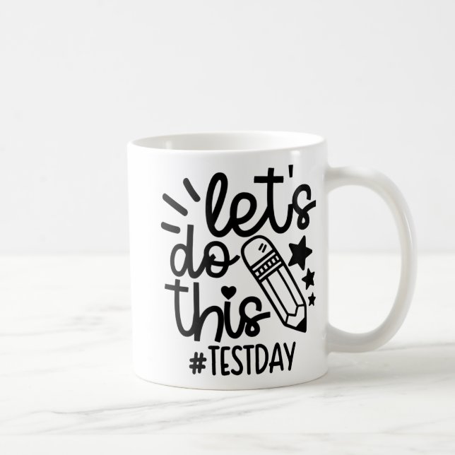 Caneca De Café Professora Do Dia Permite Fazer Este Teste No Esta (Direita)