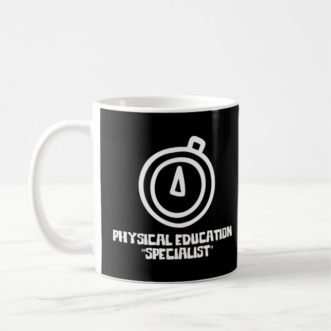 Caneca De Café Professora em Educação Física (Esquerda)