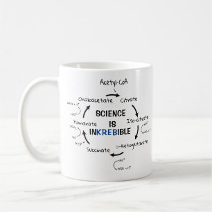 Caneca De Café Professora Engraçado do Ciclo de Biologia Cientí