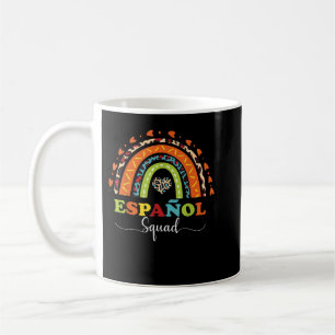Caneca De Café Professora Espanol Bilíngue Espanol de Volta a Sc