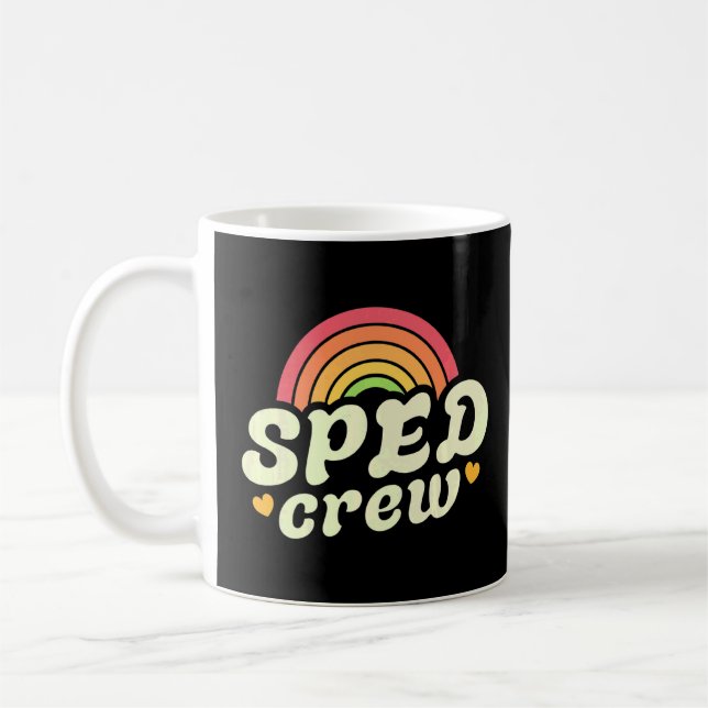 Caneca De Café Professora Especial de Educação de Tripulação SPED (Esquerda)