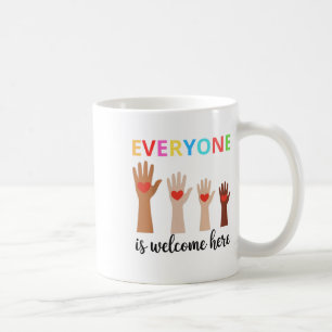 Caneca De Café Professora Idaho Todos São Bem-Vindo Aqui Em Prime