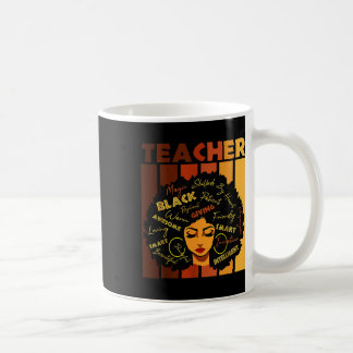 Caneca De Café Professora inteligente afro ama mulheres afro-amer