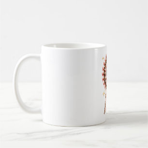 Caneca de Café Professora Laço Coquete Rosa
