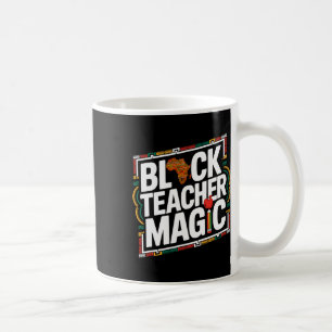 Caneca De Café Professora Negra Magia Afro História Negra Mês Mul