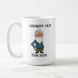 Caneca De Café Professora Velha Grumpy