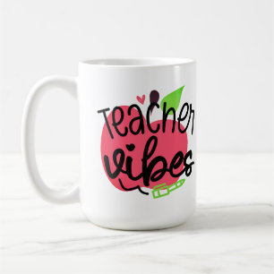 Caneca De Café Professora Vibes Apple